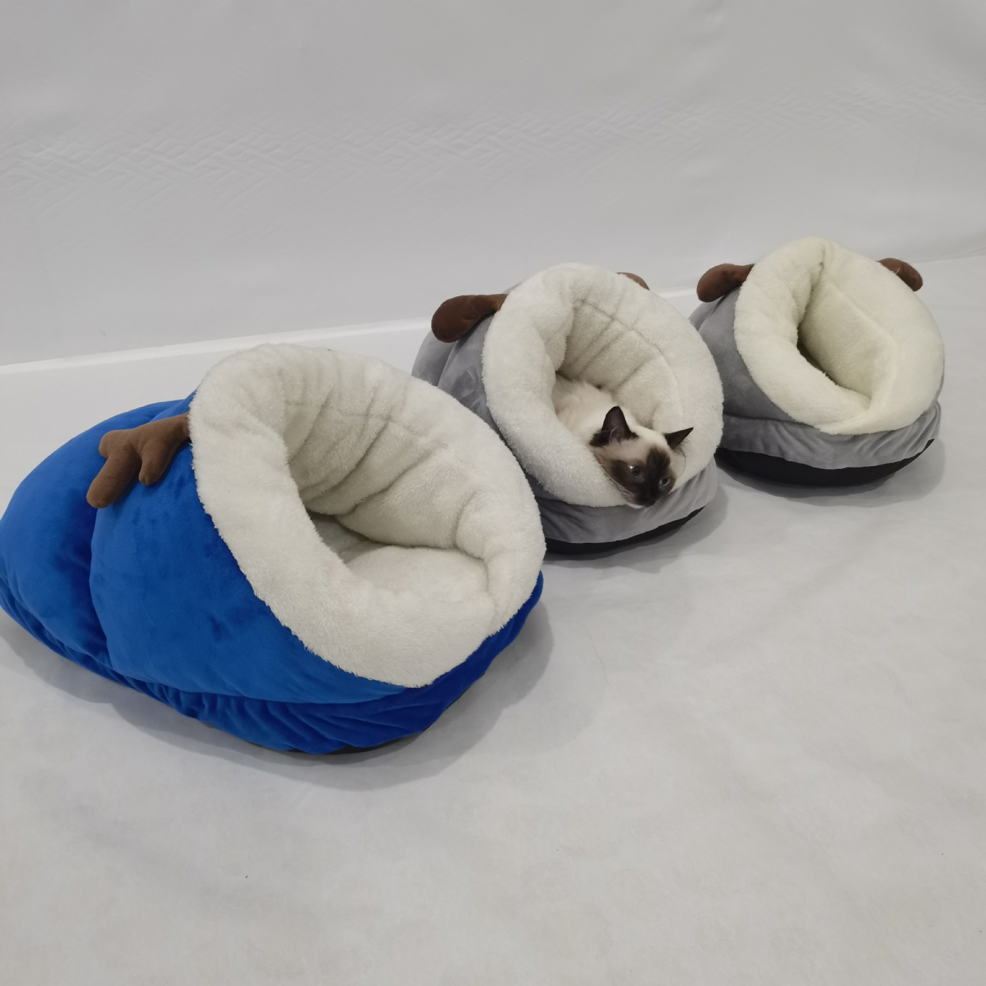 Calming Donut Dog Bed — Faux Fur view 5